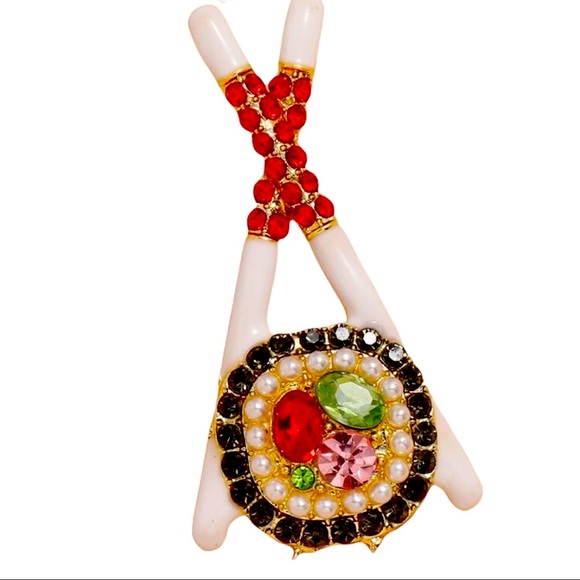 🌈2/$30 New Sushi Roll Earrings - Picture 3 of 3